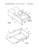 MACHINE FOR AUTOMATICALLY CUTTING SHEET MATERIALS PROVIDED WITH A BULGED DEPRESSION BOX diagram and image