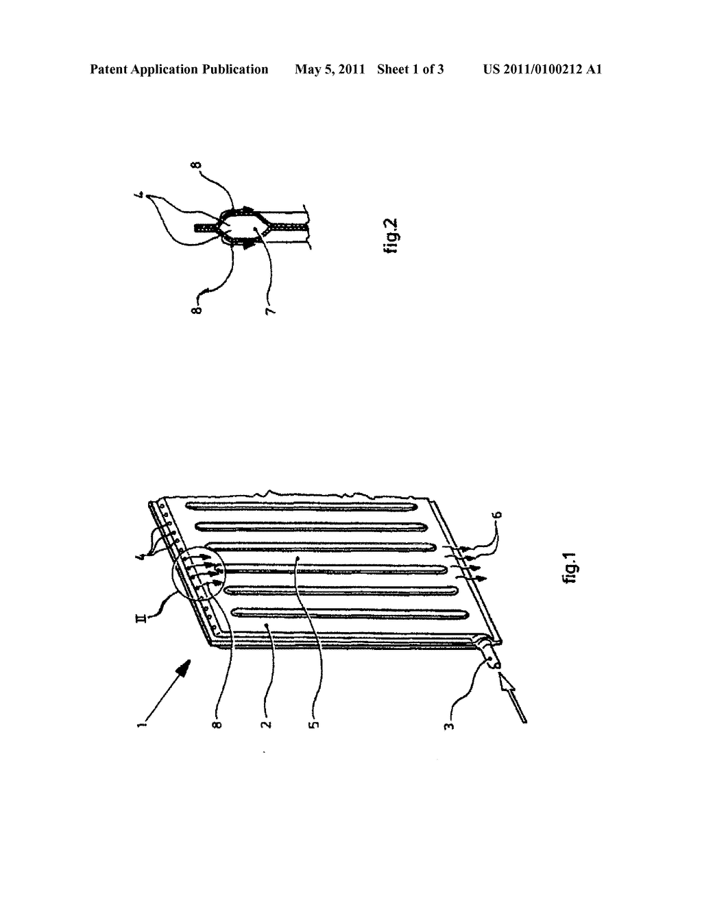 Panel and Use of Such a Panel in a Device for Cleaning Gases by Removing Impurities Therefrom - diagram, schematic, and image 02