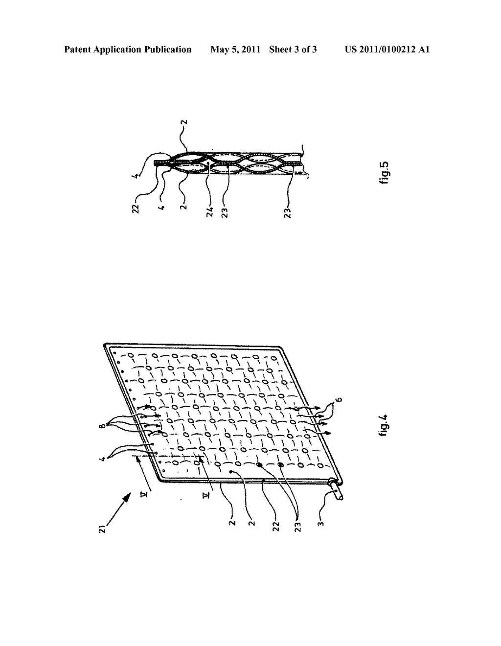 Panel and Use of Such a Panel in a Device for Cleaning Gases by Removing Impurities Therefrom - diagram, schematic, and image 04