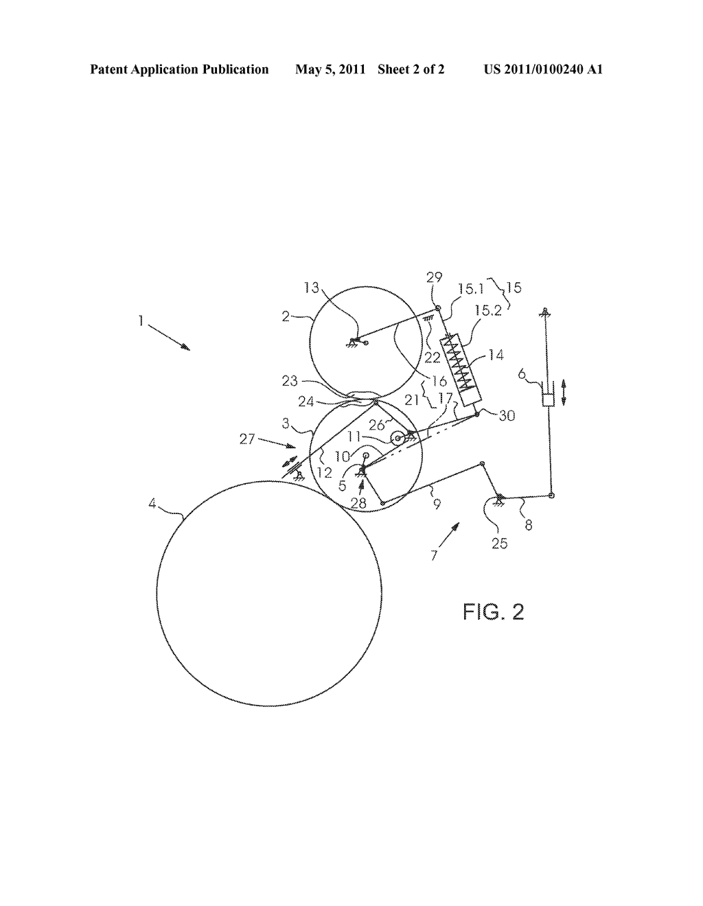 PRINTING PRESS WITH CYLINDER ADJUSTMENT AND CONTROL DEVICES - diagram, schematic, and image 03