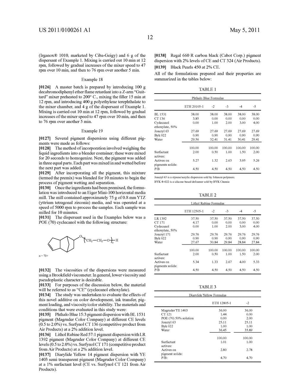 Dispersions containing Alkoxylates of alicyclic and polycyclic compounds - diagram, schematic, and image 13