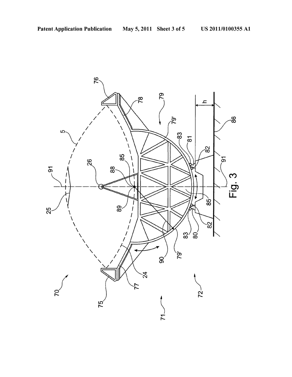 TROUGH COLLECTOR FOR A SOLAR POWER PLANT - diagram, schematic, and image 04