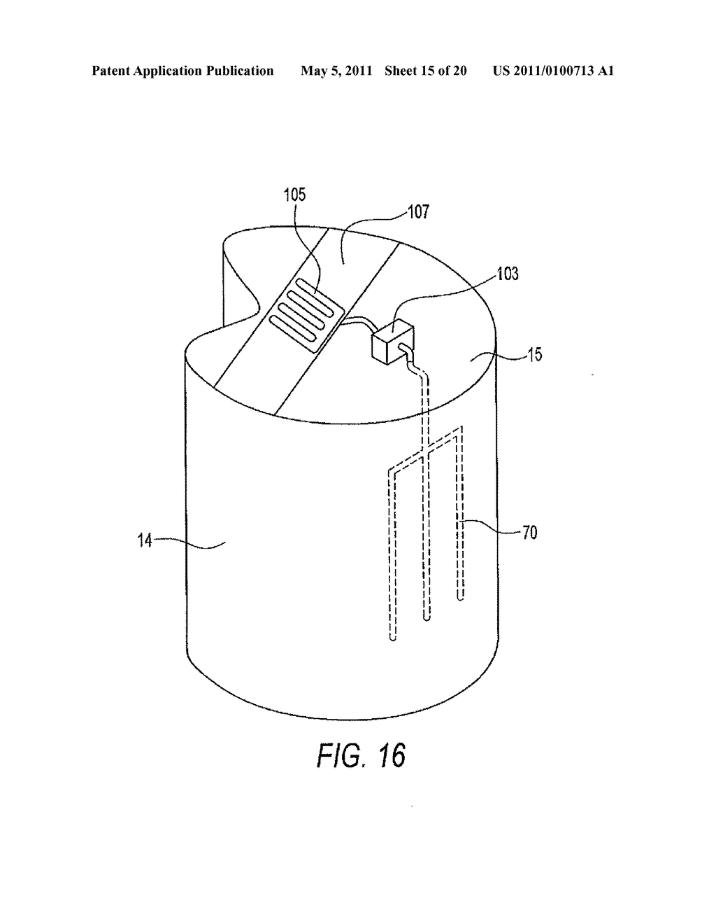 METHOD AND SYSTEM FOR INSTALLING GEOTHERMAL TRANSFER APPARATUSES WITH A SONIC DRILL AND A REMOVABLE OR RETRIEVABLE DRILL BIT - diagram, schematic, and image 16