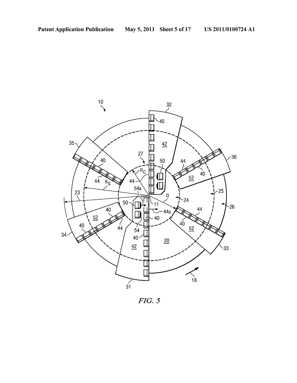 Fixed Cutter Bit for Directional Drilling Applications - diagram, schematic, and image 06