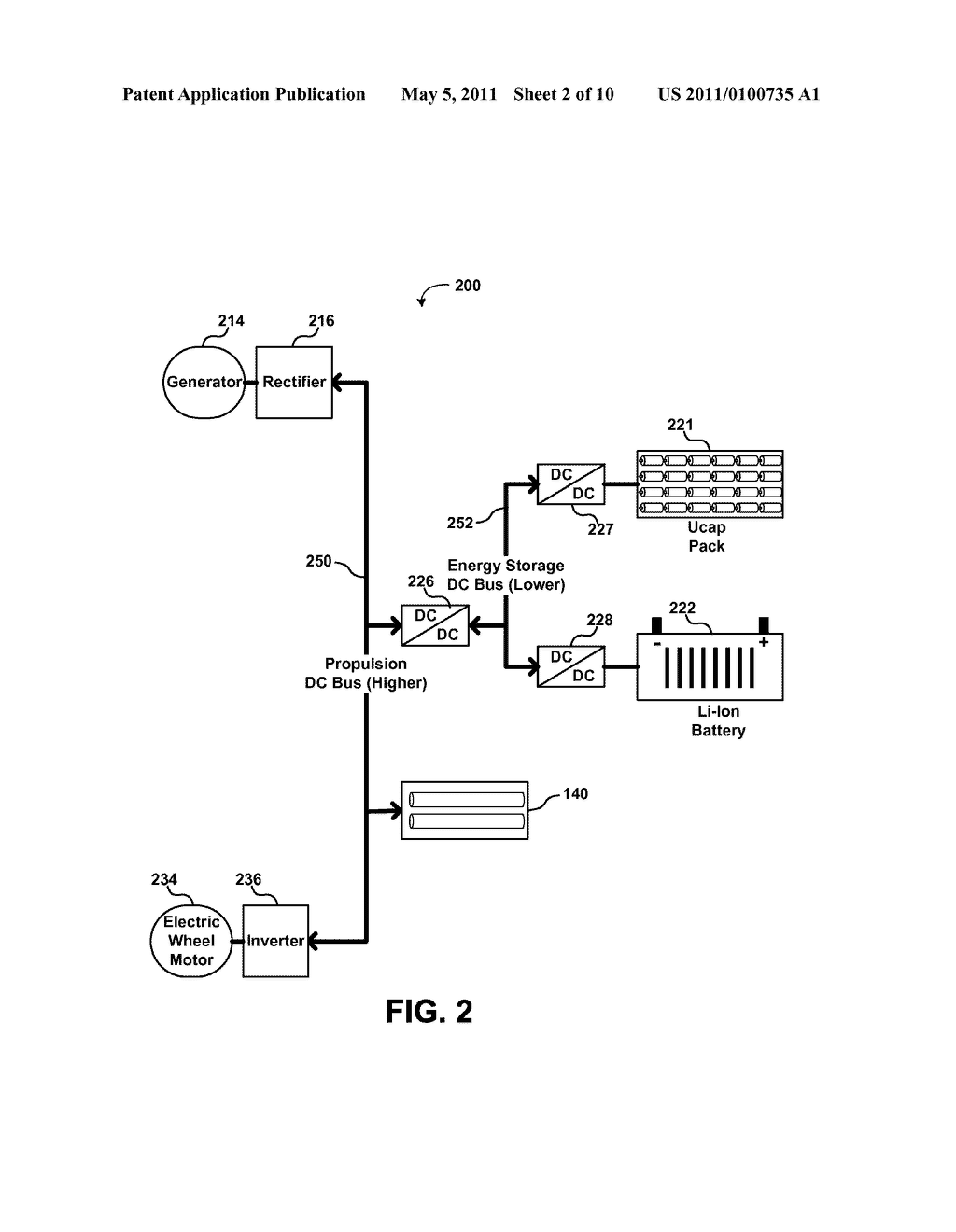 Propulsion Energy Storage Control System and Method of Control - diagram, schematic, and image 03