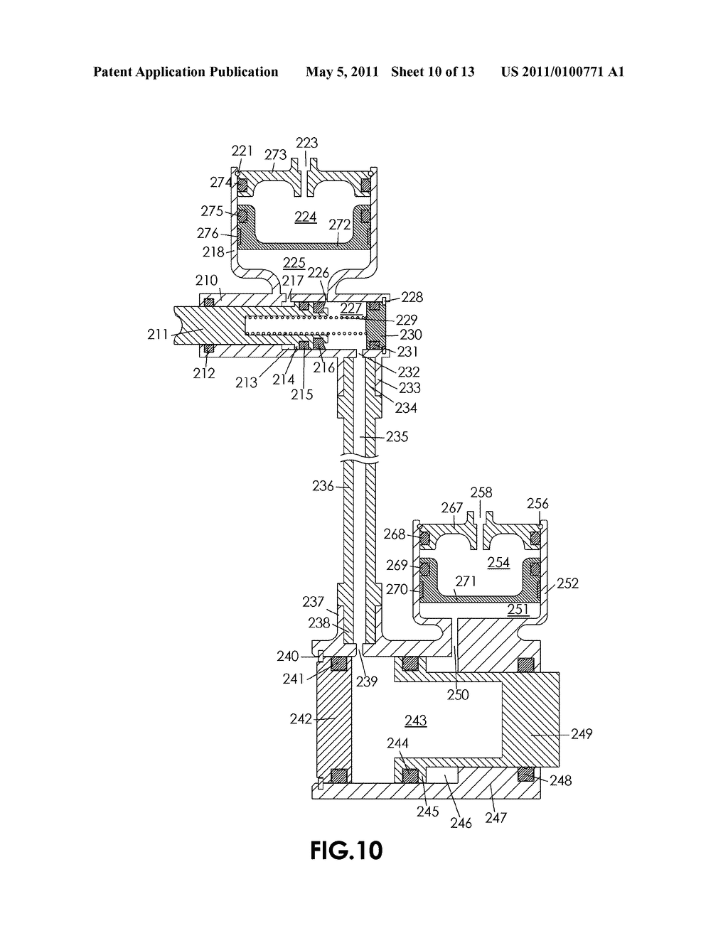 OPPOSED HIGH PRESSURE HYDRAULIC SYSTEM - diagram, schematic, and image 11