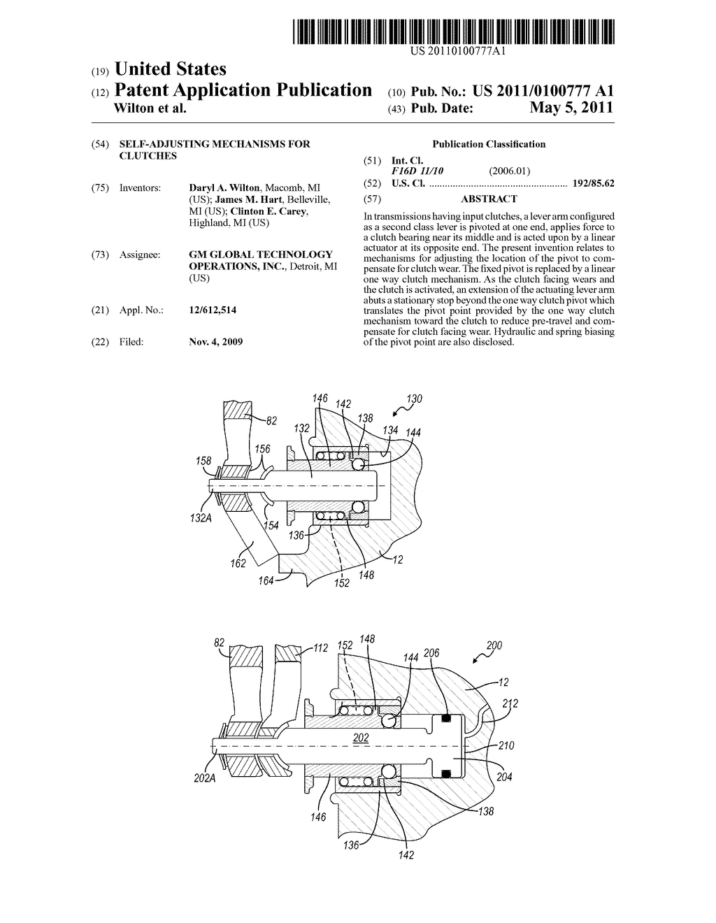 SELF-ADJUSTING MECHANISMS FOR CLUTCHES - diagram, schematic, and image 01