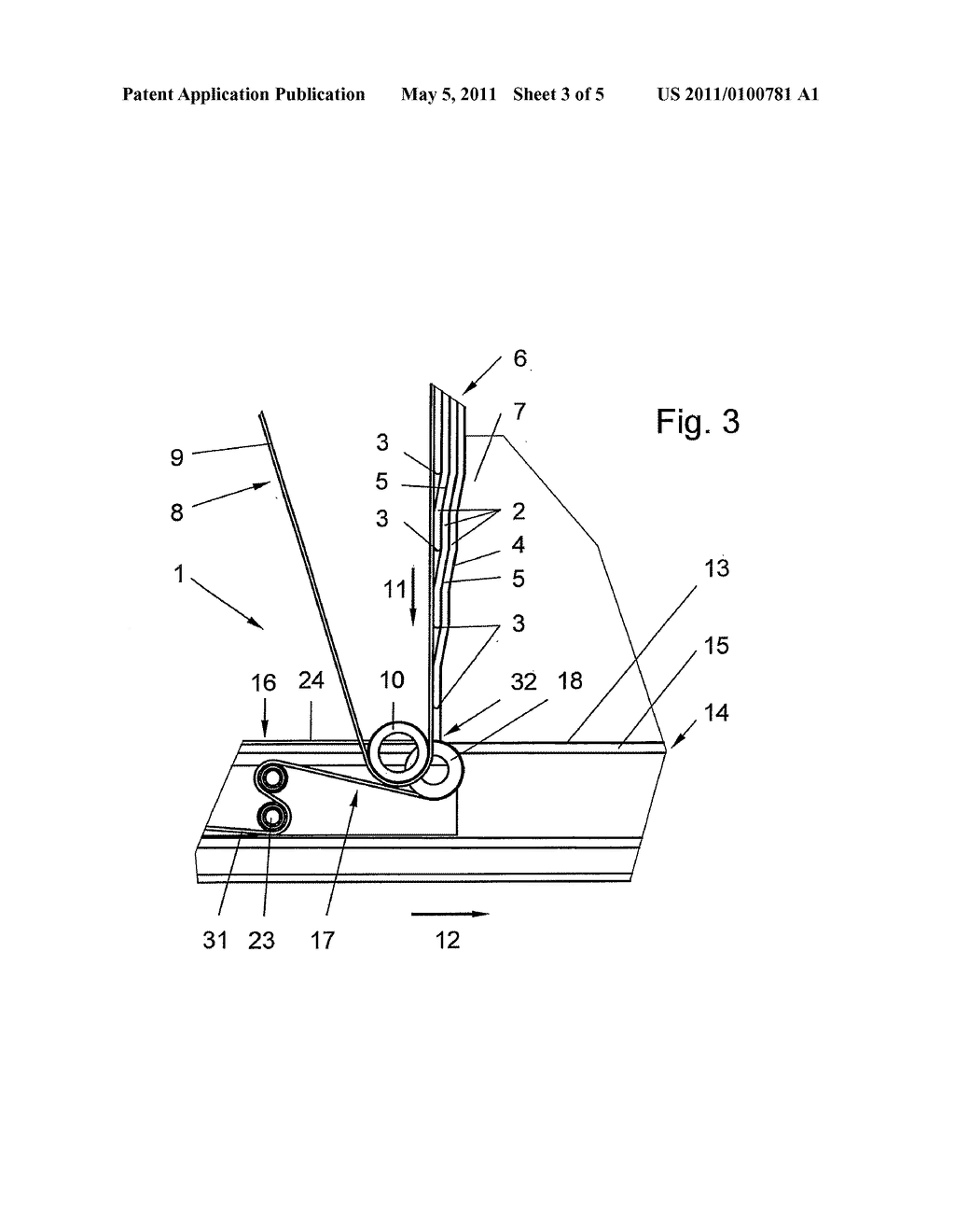 METHOD AND DEVICE FOR PRODUCING STACKS COMPOSED OF PRINTED PRODUCTS - diagram, schematic, and image 04