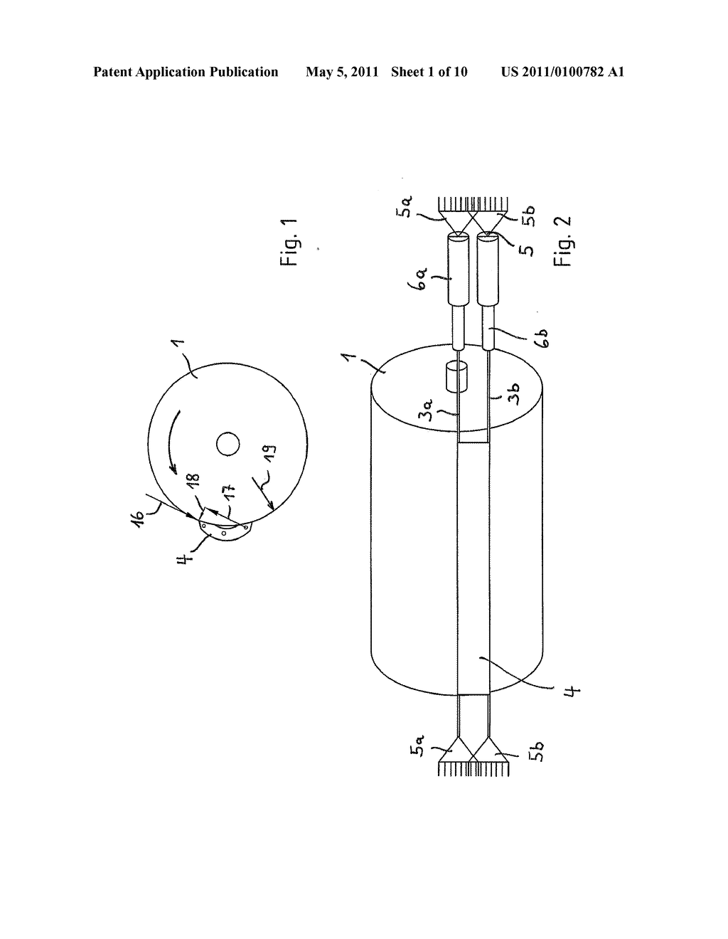 Device for Stripping Off Material from a Conveyor Belt of a Belt Conveyor - diagram, schematic, and image 02