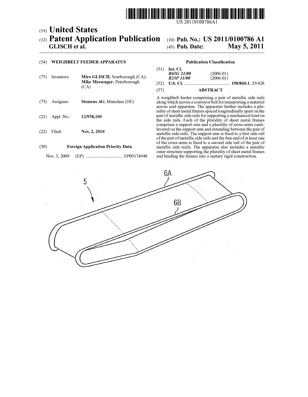 Weighbelt Feeder Apparatus - diagram, schematic, and image 01