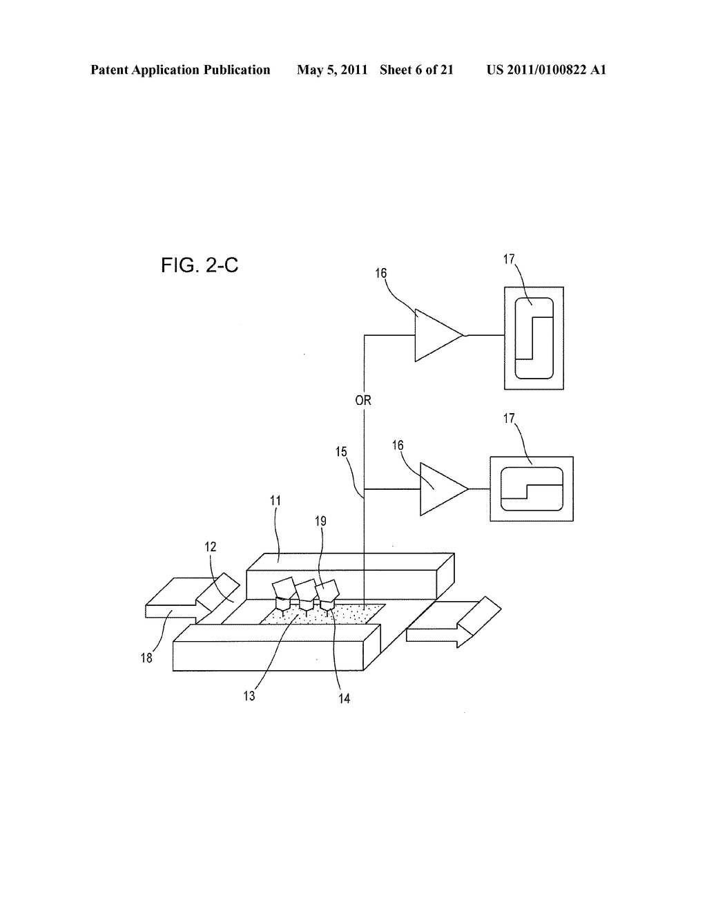 Device and method for quantitatively determining an analyte, a method for determining an effective size of a molecule, a method for attaching molecules to a substrate, and a device for detecting molecules - diagram, schematic, and image 07