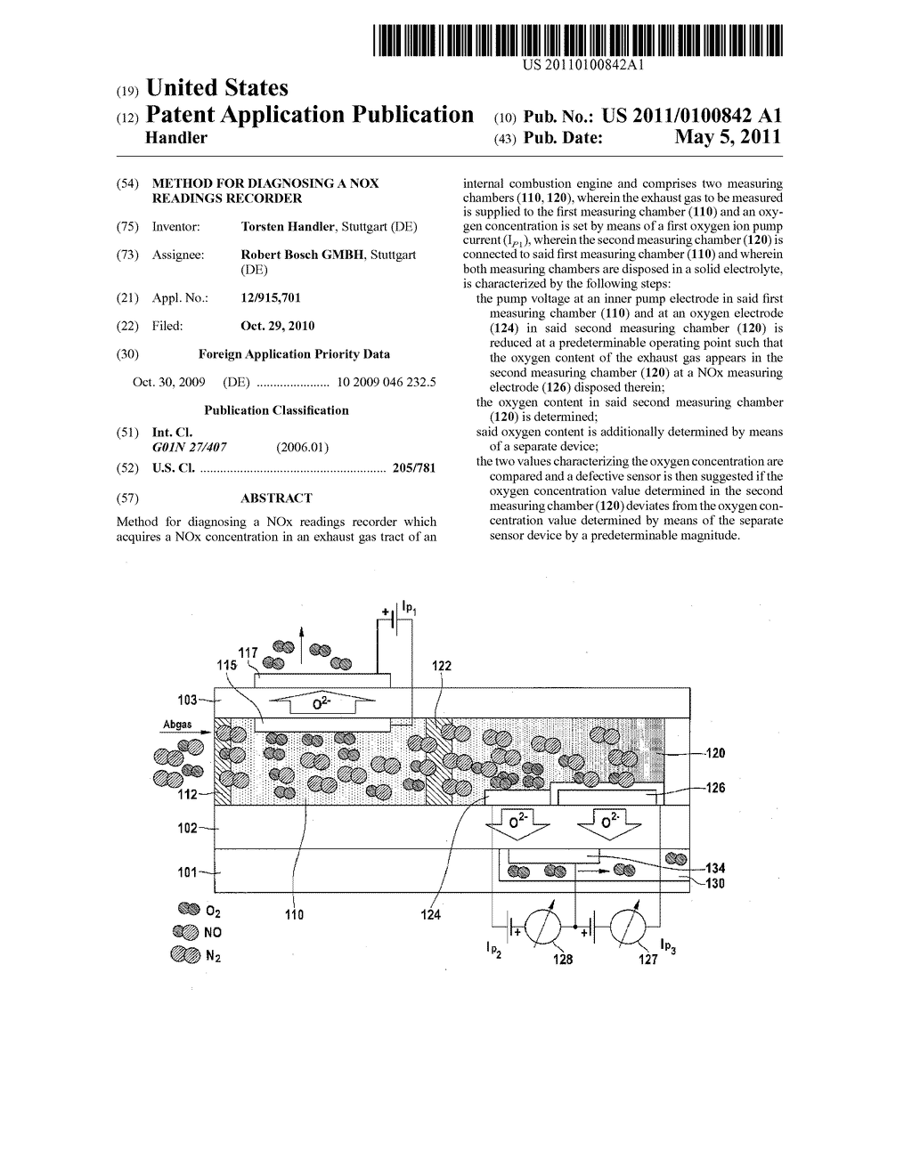 METHOD FOR DIAGNOSING A NOX READINGS RECORDER - diagram, schematic, and image 01