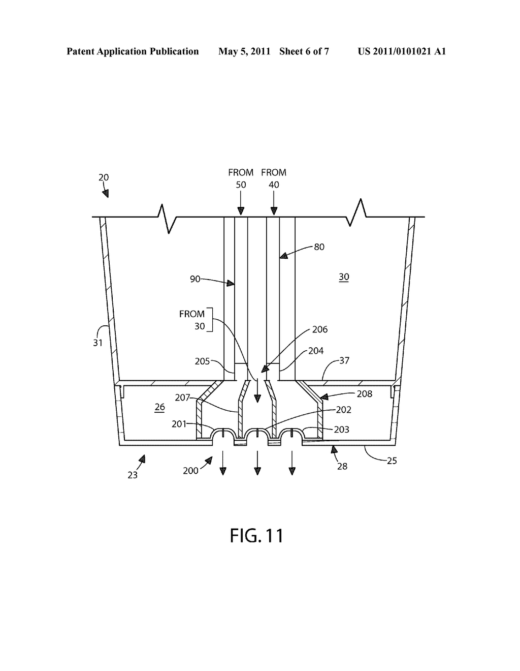 Multi-Chambered Container - diagram, schematic, and image 07