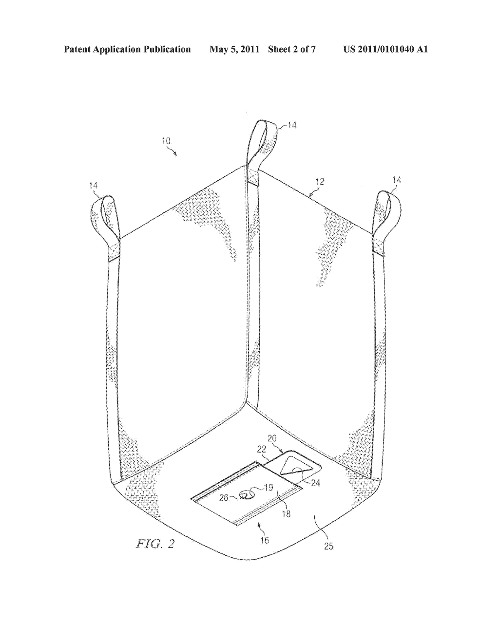 Bulk Bag With Gate Valve Assembly - diagram, schematic, and image 03