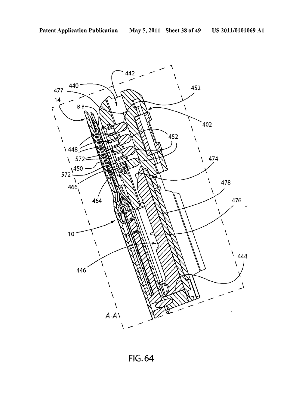 Surgical Stapler with Direct Sled to Staple Contact - diagram, schematic, and image 39