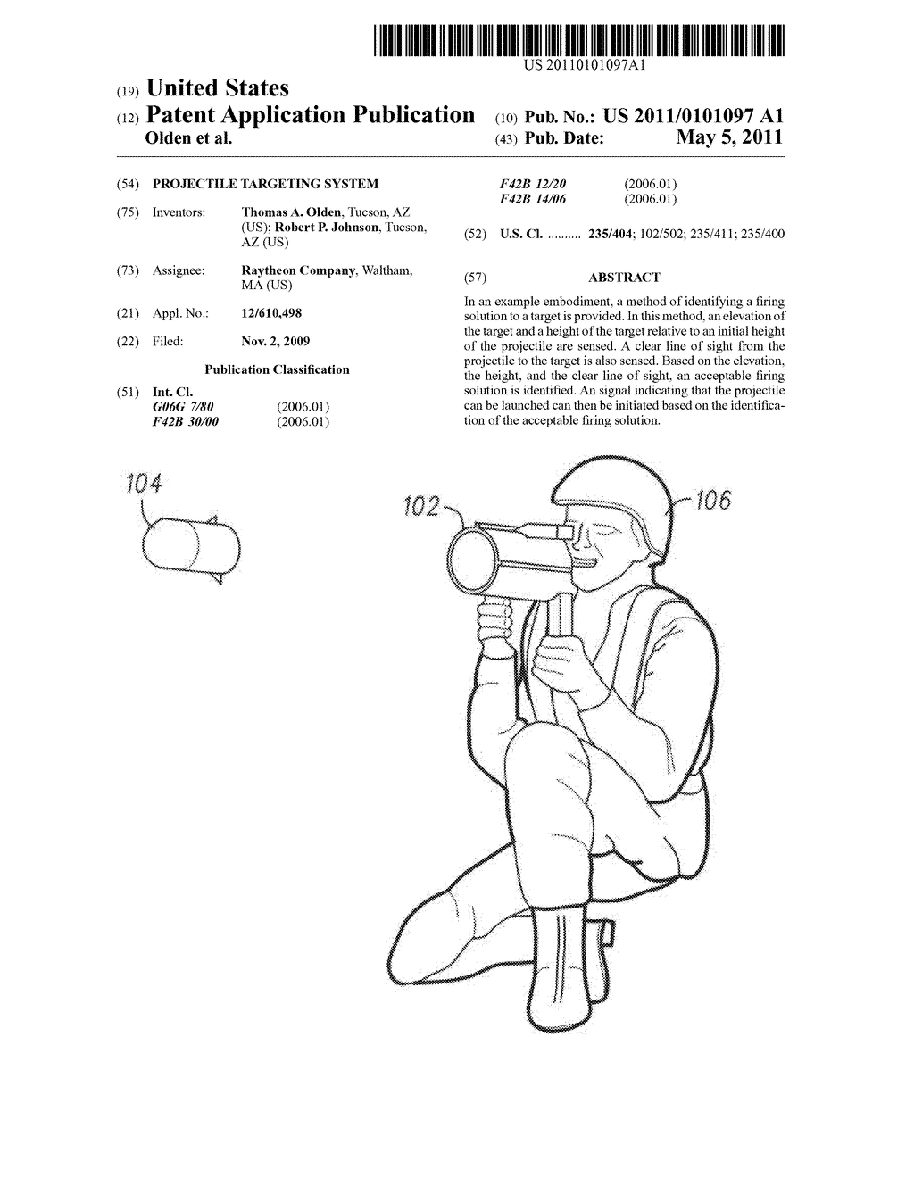 PROJECTILE TARGETING SYSTEM - diagram, schematic, and image 01