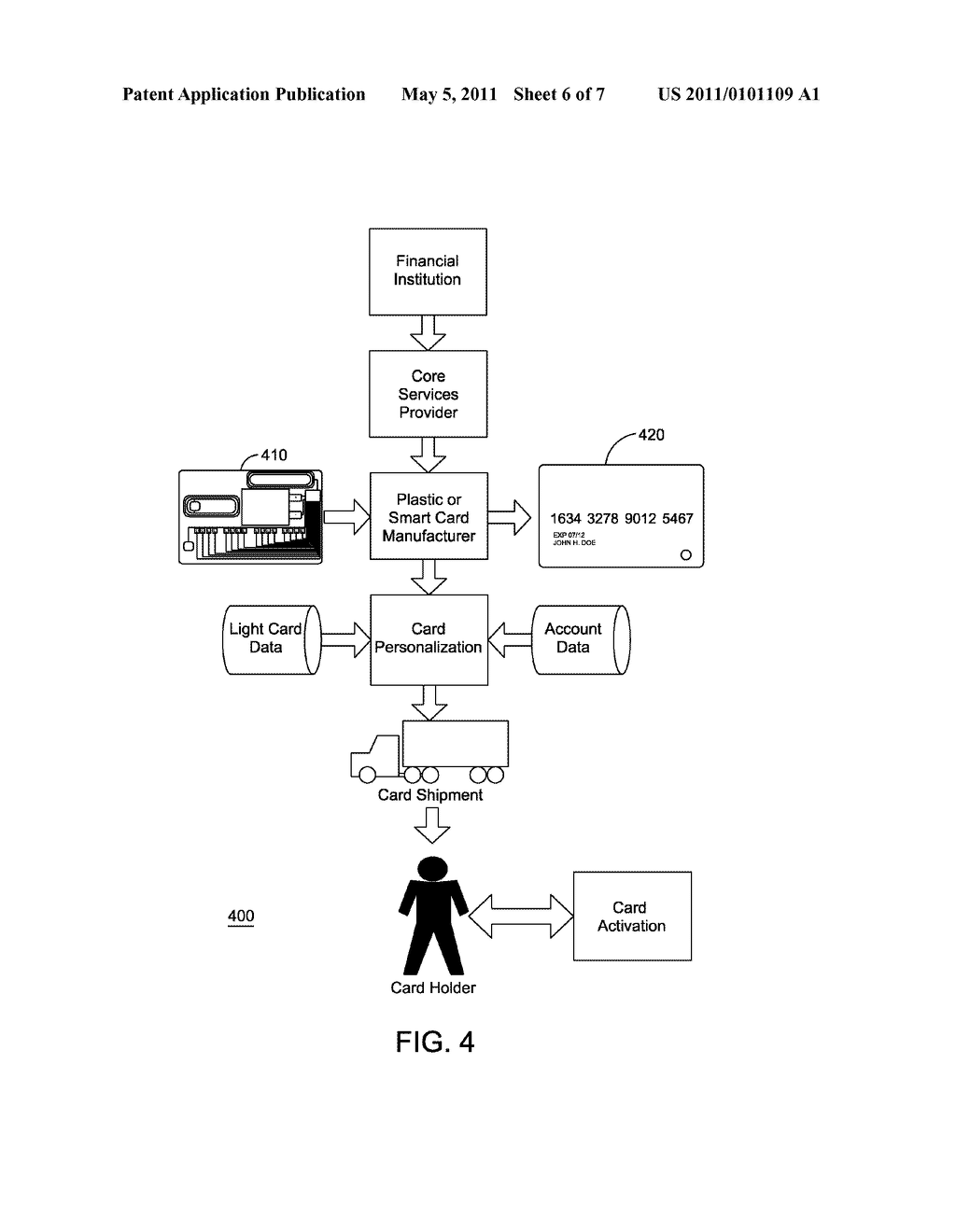 CARD WITH ILLUMINATED CODES FOR USE IN SECURE TRANSACTIONS - diagram, schematic, and image 07