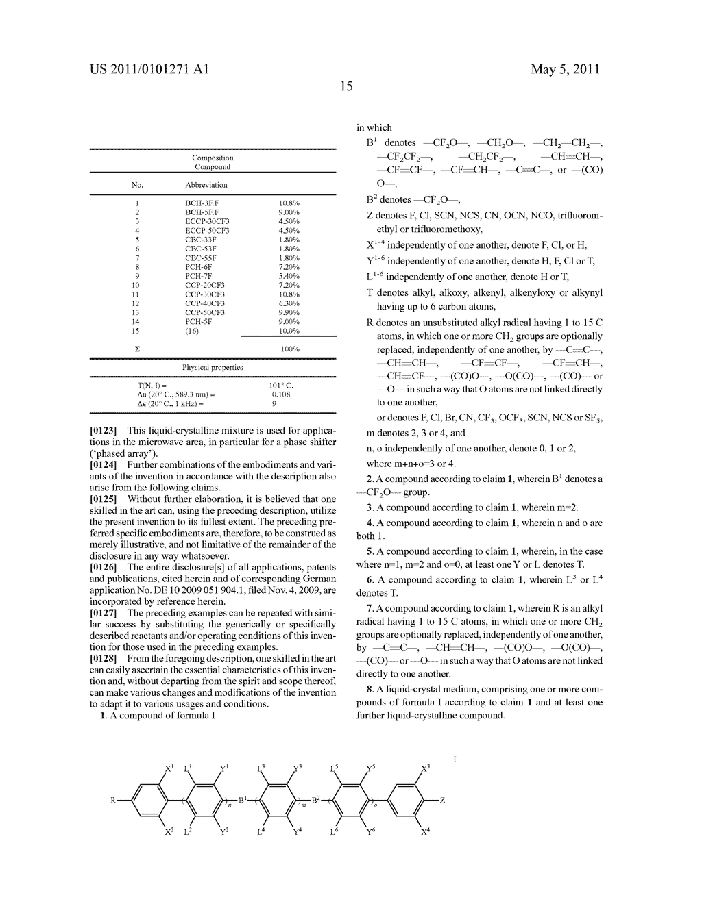 LIQUID-CRYSTALLINE COMPOUNDS - diagram, schematic, and image 16