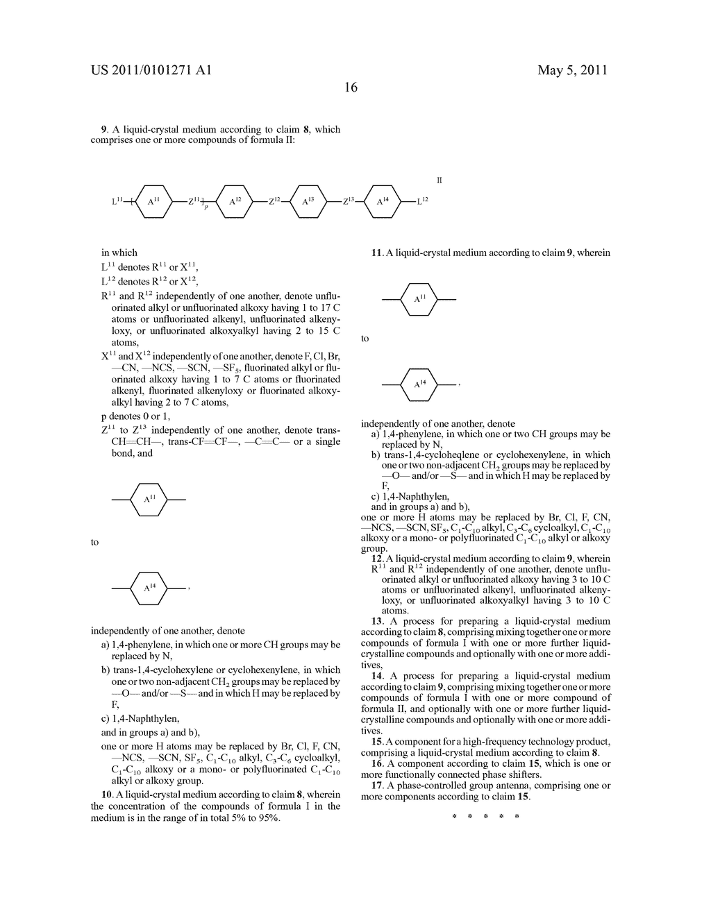 LIQUID-CRYSTALLINE COMPOUNDS - diagram, schematic, and image 17