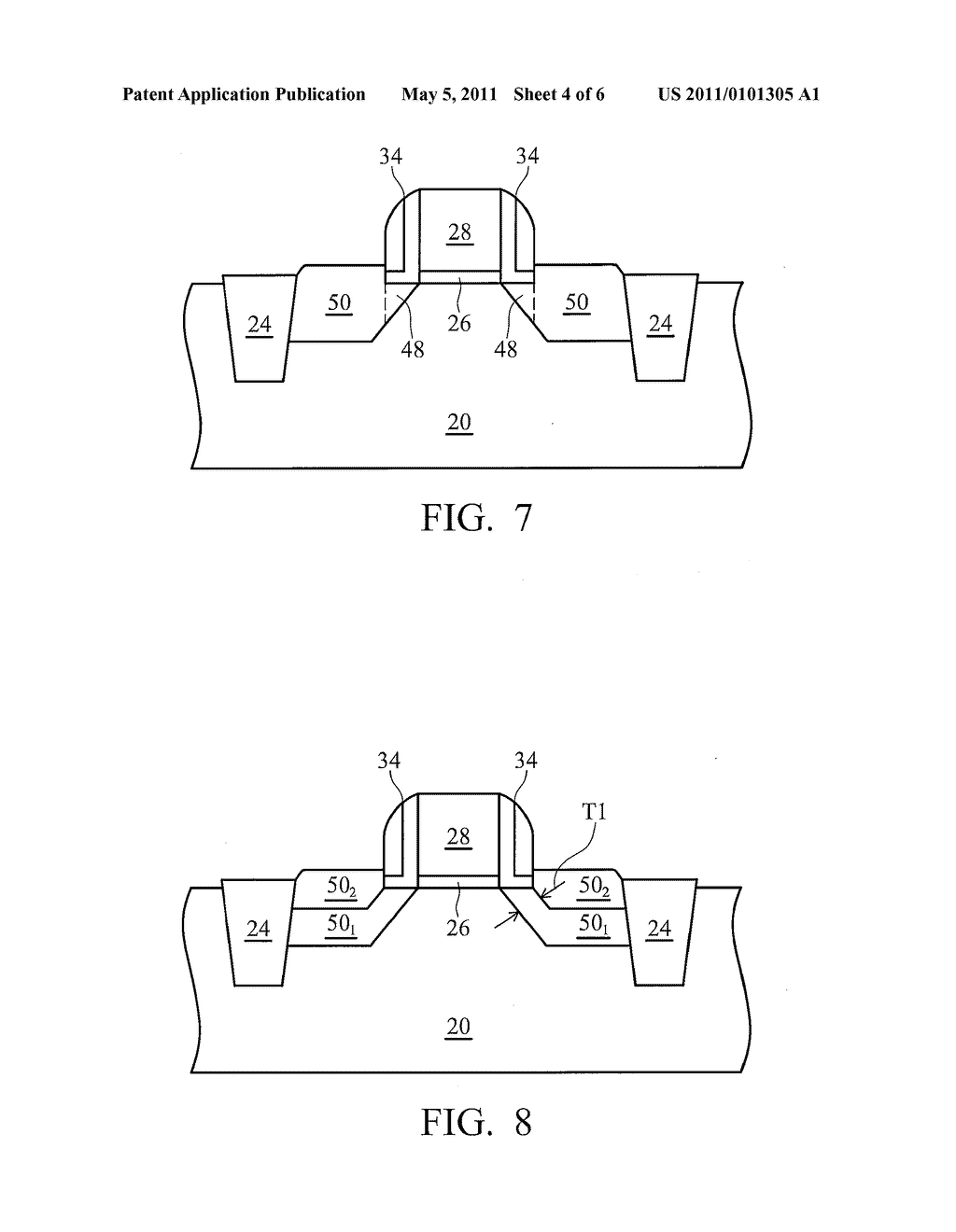 MOS Devices with Partial Stressor Channel - diagram, schematic, and image 05