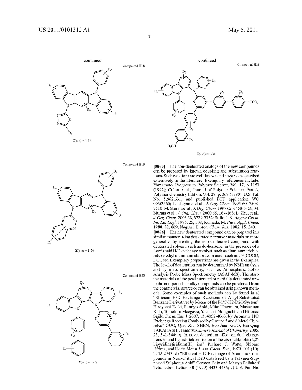 DEUTERATED COMPOUNDS FOR ELECTRONIC APPLICATIONS - diagram, schematic, and image 11