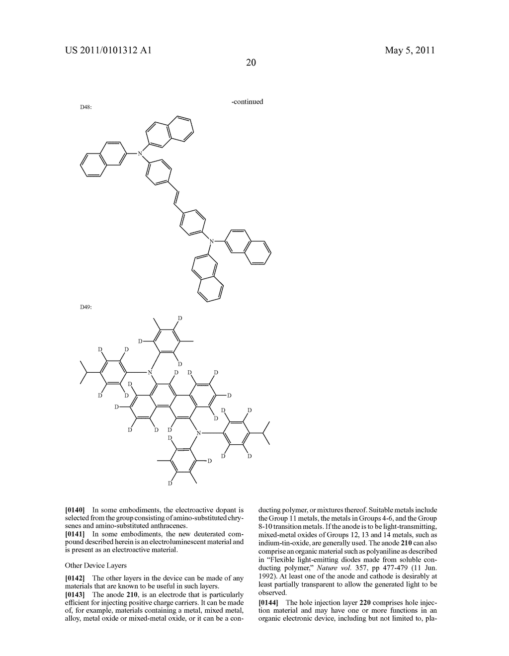 DEUTERATED COMPOUNDS FOR ELECTRONIC APPLICATIONS - diagram, schematic, and image 24