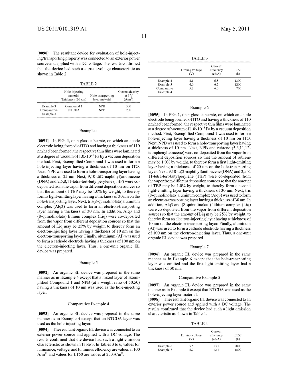 ORGANIC ELECTROLUMINESCENT DEVICE - diagram, schematic, and image 15