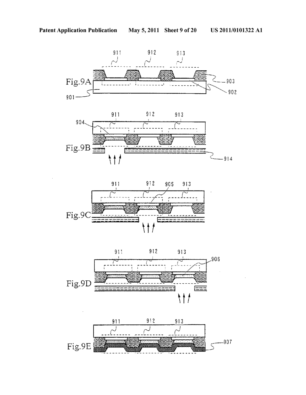 Organic Light Emitting Element and Display Device Using the Element - diagram, schematic, and image 10