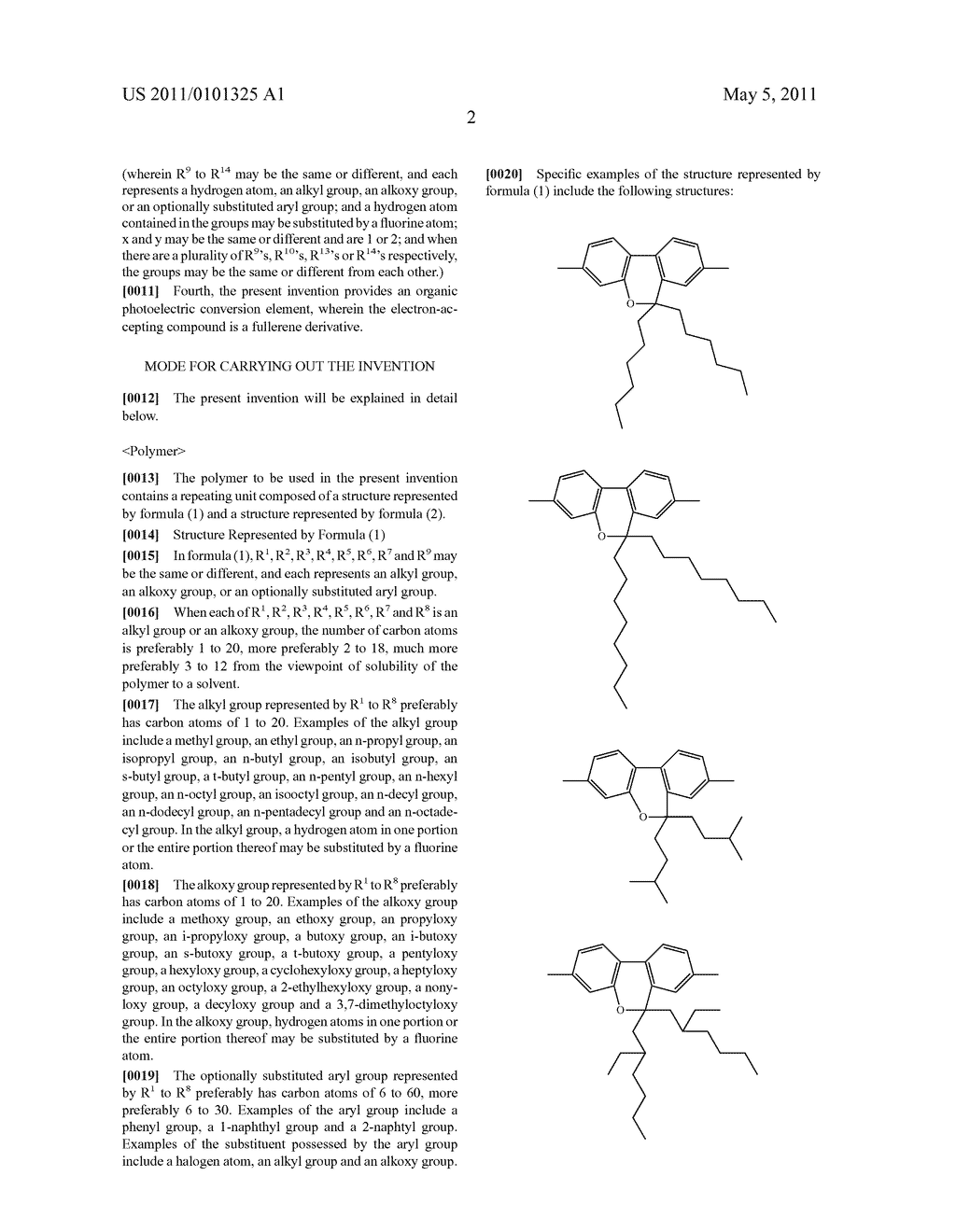 ORGANIC PHOTOELECTRIC CONVERSION ELEMENT - diagram, schematic, and image 03