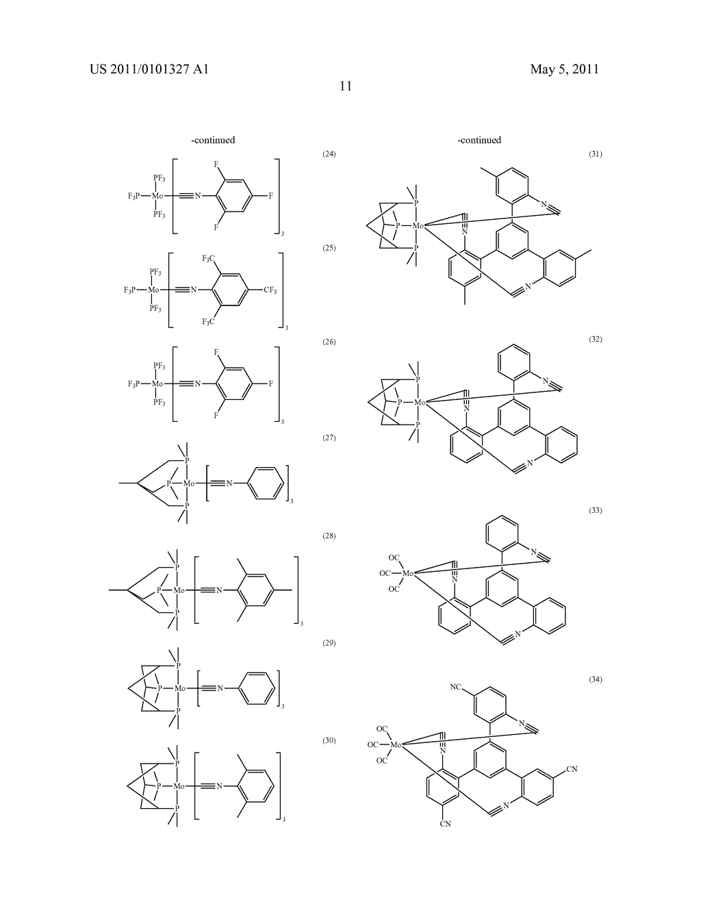 Electronic Devices Comprising Metal Complexes Having Isonitrile Ligands - diagram, schematic, and image 12