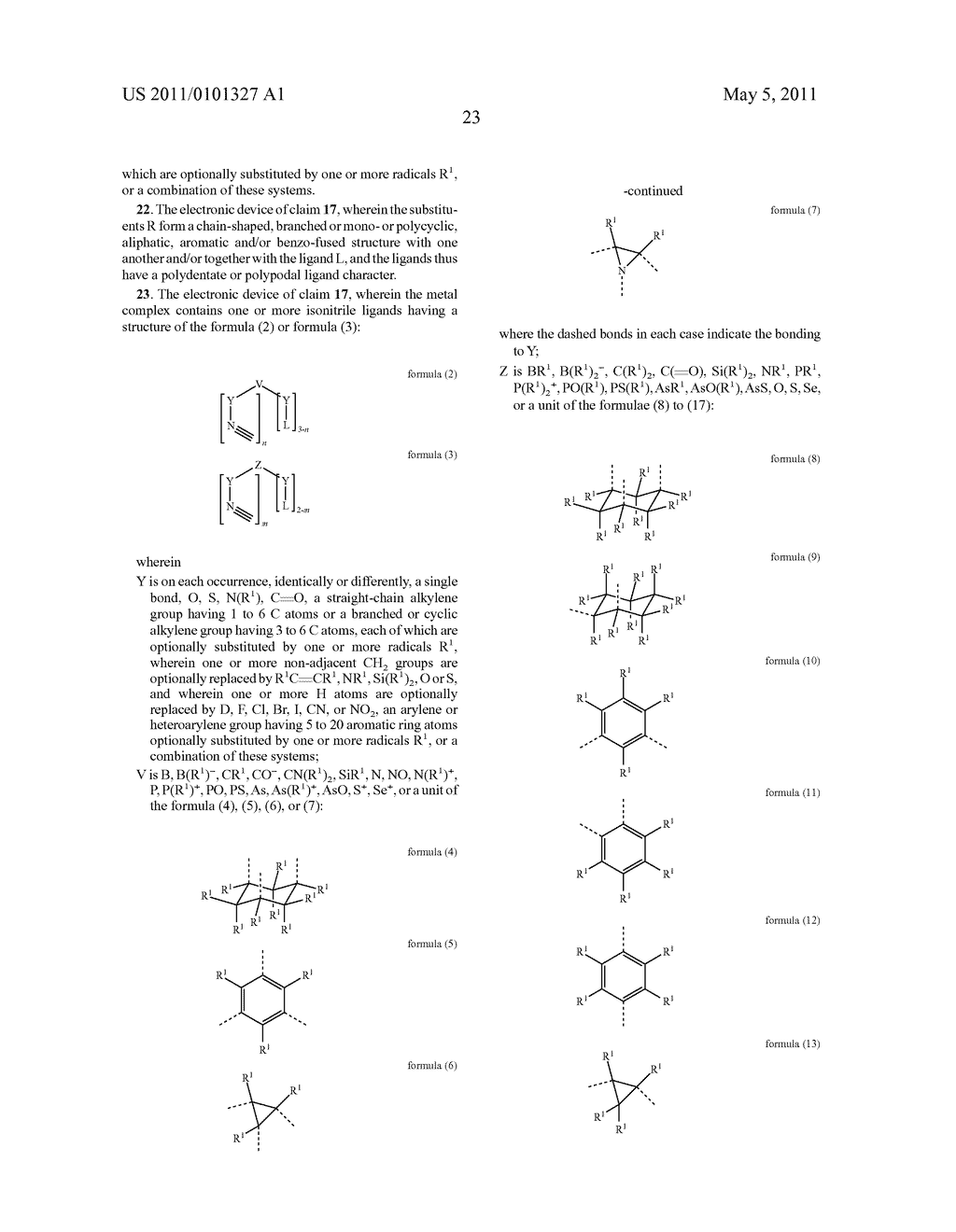 Electronic Devices Comprising Metal Complexes Having Isonitrile Ligands - diagram, schematic, and image 24