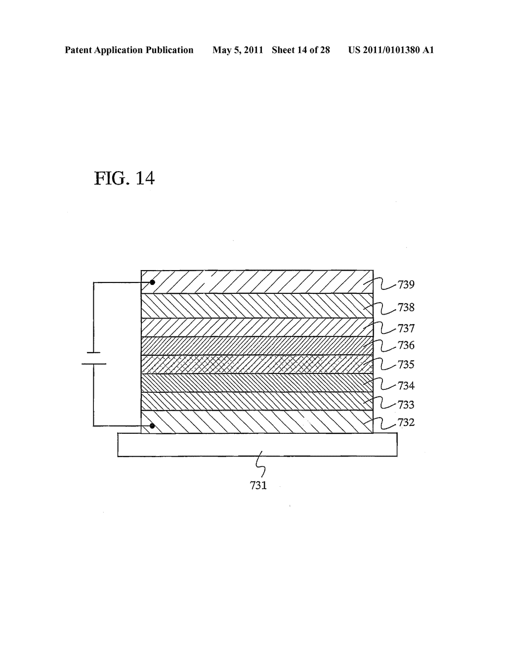 LIGHT EMITTING ELEMENT AND LIGHT EMITTING DEVICE USING THE SAME - diagram, schematic, and image 15