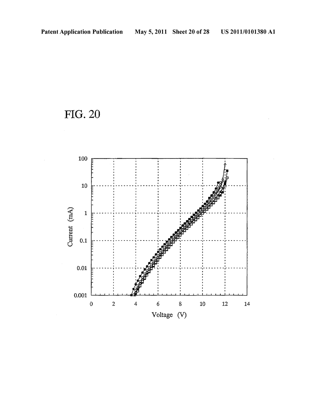 LIGHT EMITTING ELEMENT AND LIGHT EMITTING DEVICE USING THE SAME - diagram, schematic, and image 21