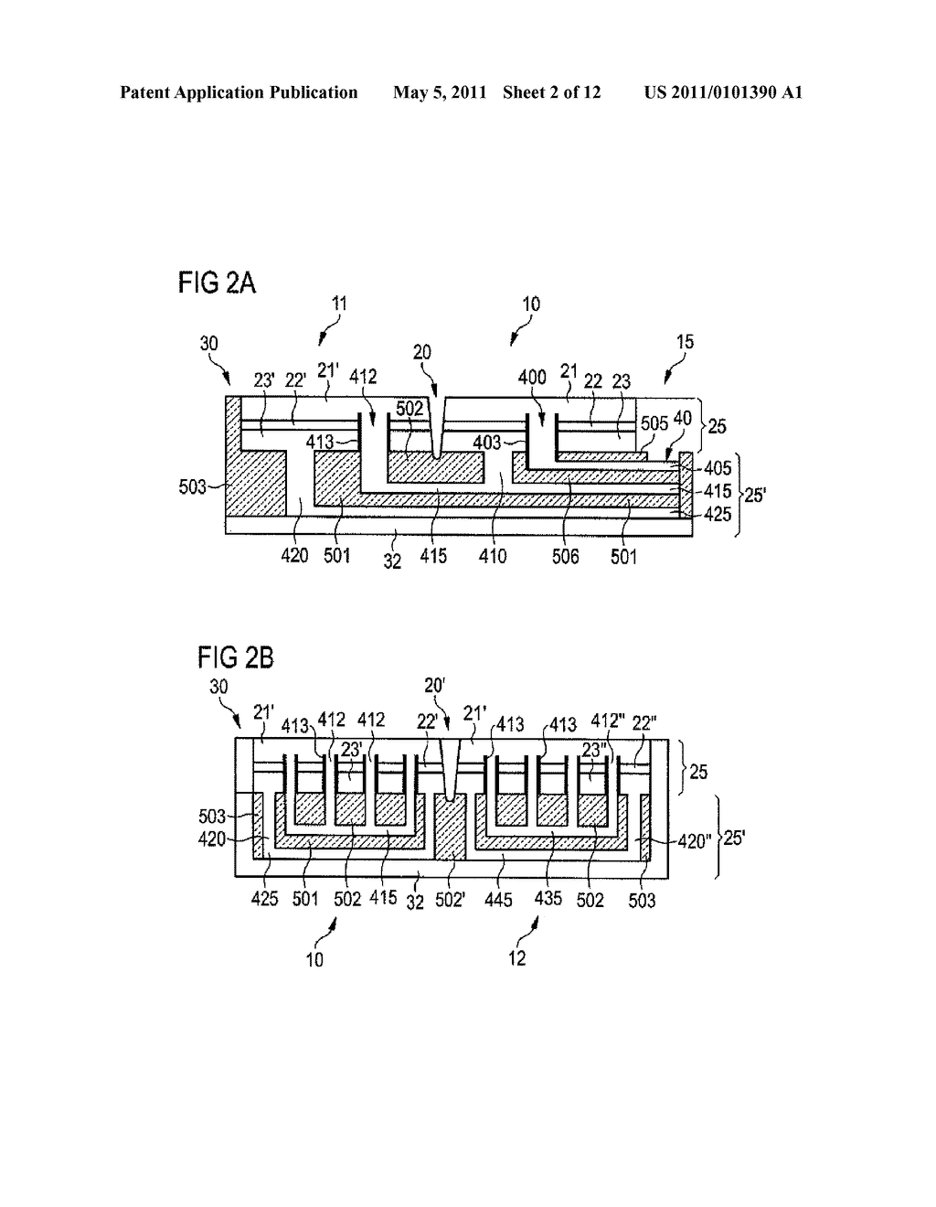 Monolithic, Optoelectronic Semiconductor Body and Method for the Production Thereof - diagram, schematic, and image 03