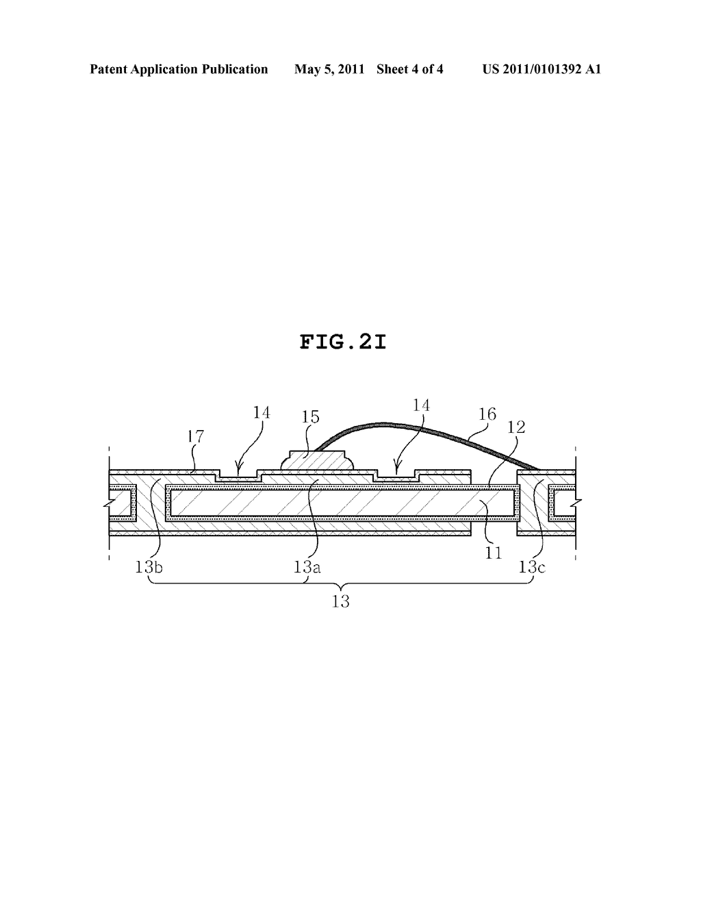 PACKAGE SUBSTRATE FOR OPTICAL ELEMENT AND METHOD OF MANUFACTURING THE SAME - diagram, schematic, and image 05
