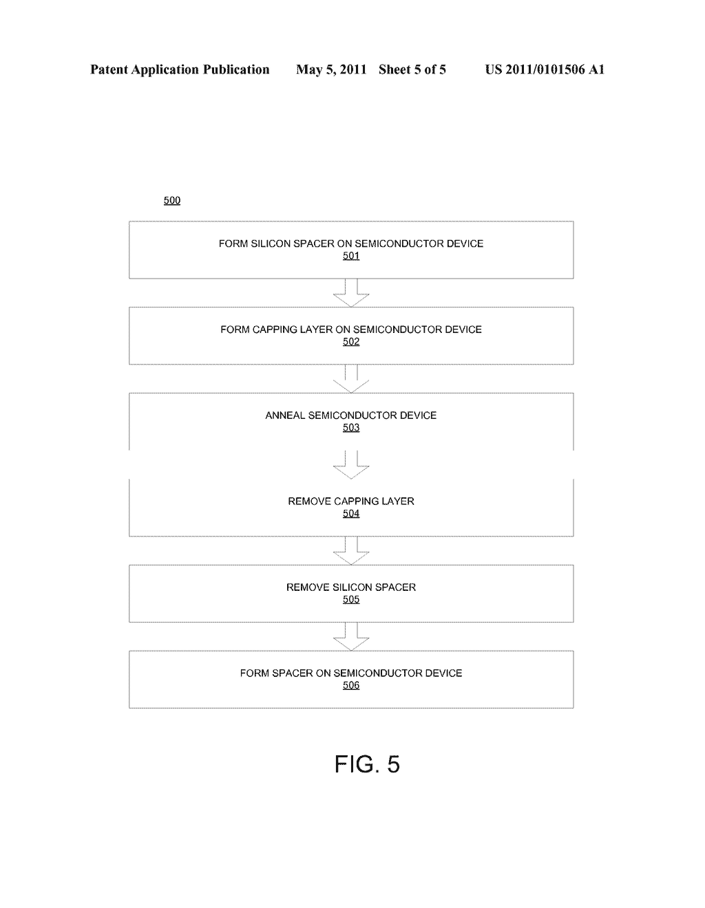 Stress Memorization Technique Using Silicon Spacer - diagram, schematic, and image 06