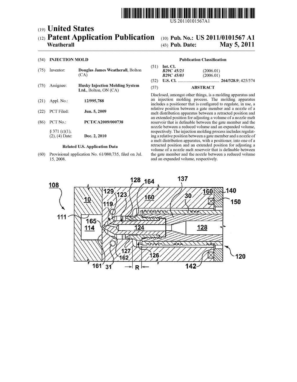 INJECTION MOLD - diagram, schematic, and image 01