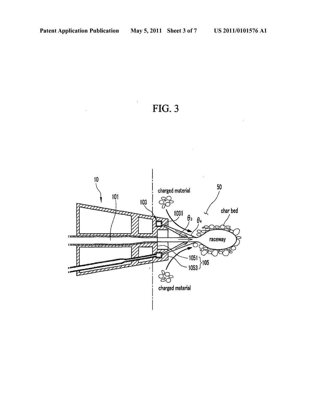 Tuyere for Manufacturing Molten Iron and Method for Injecting Gas Using the Same - diagram, schematic, and image 04