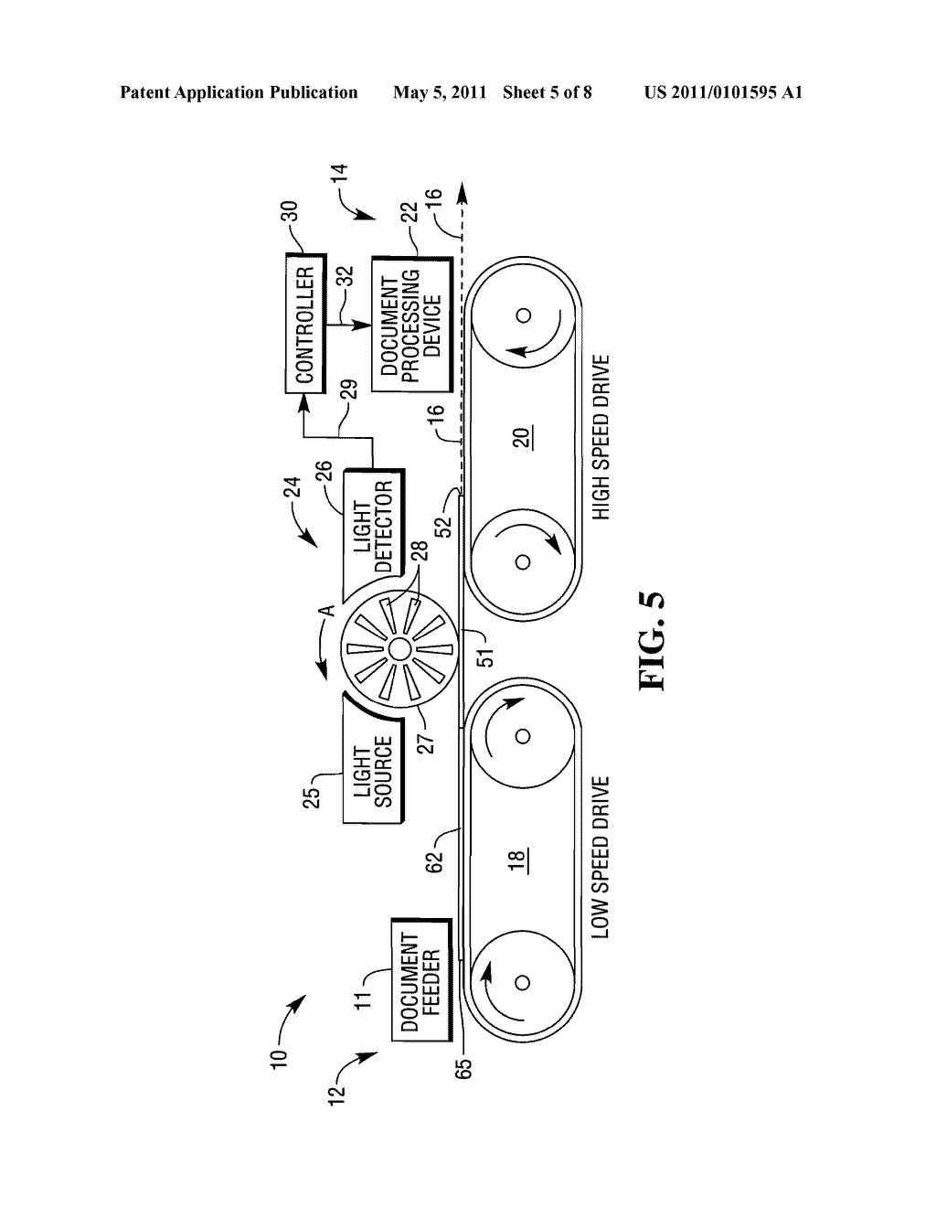 DOCUMENT PROCESSING APPARATUS AND METHOD OF OPERATING A DOCUMENT PROCESSING APPARATUS - diagram, schematic, and image 06