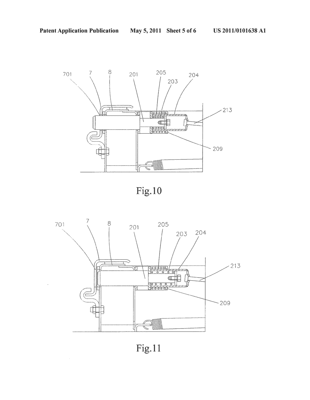 LOCKING PIN MECHANISM FOR A TRANSPORT SEMI-TRAILER - diagram, schematic, and image 06