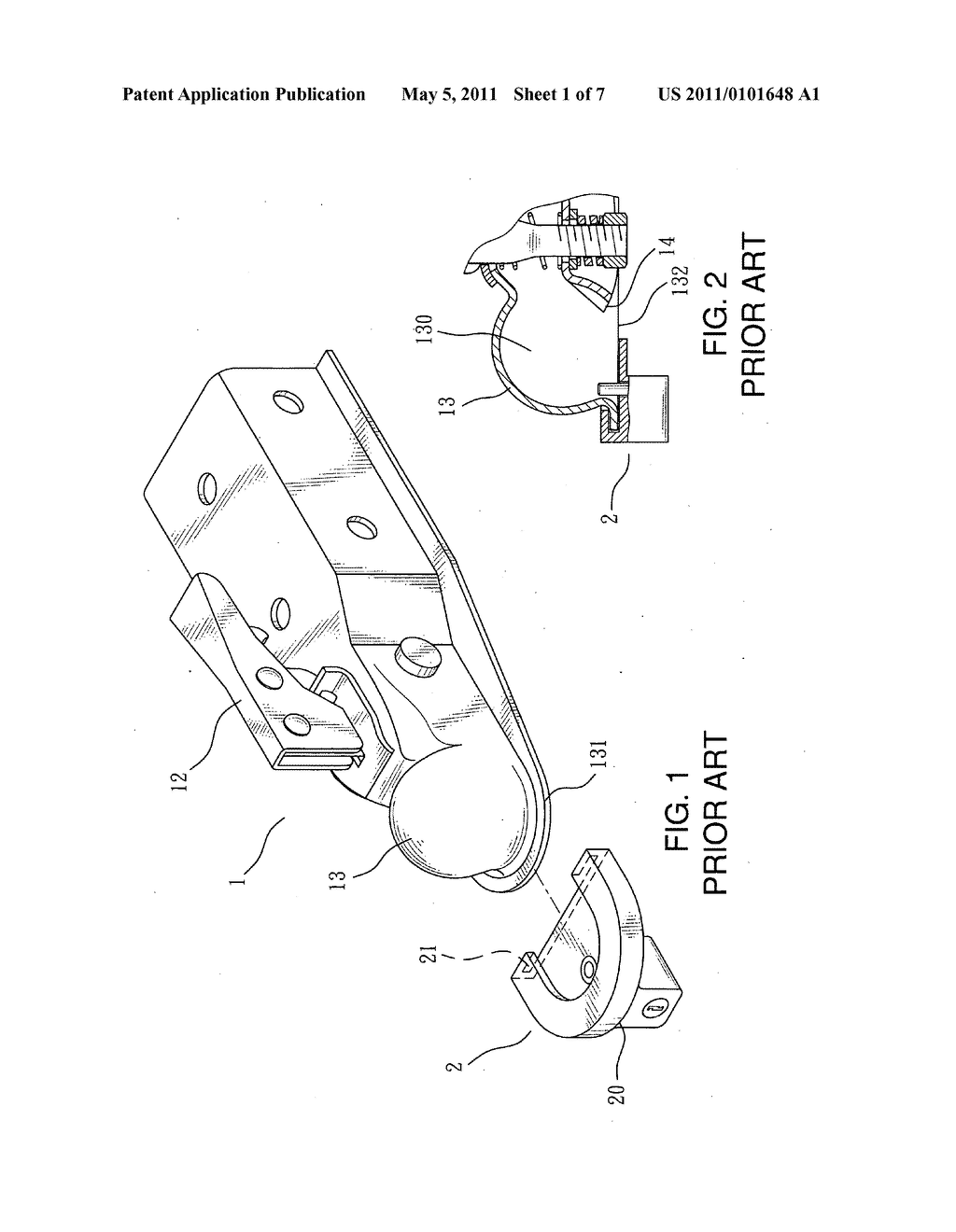 Trailer coupling dock theft-proof lock - diagram, schematic, and image 02