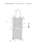 CART FOR TRANSPORTING LAWN CLIPPINGS IN PAPER BAGS diagram and image