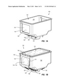 INFLATABLE AIRBAG ASSEMBLY WITH AN AIRBAG HOUSING VENT PANEL diagram and image