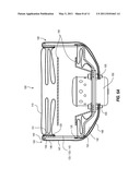 INFLATABLE AIRBAG ASSEMBLY WITH AN AIRBAG HOUSING VENT PANEL diagram and image