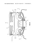 INFLATABLE AIRBAG ASSEMBLY WITH AN AIRBAG HOUSING VENT PANEL diagram and image