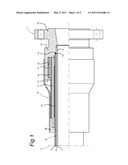 COUPLING CONSTRUCTION FOR HIGH-PRESSURE PIPE diagram and image