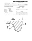 RAILROAD WHEEL WITH WEAR RESISTANT FLANGE diagram and image