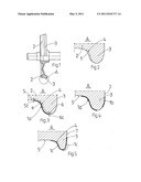 RAILROAD WHEEL WITH WEAR RESISTANT FLANGE diagram and image