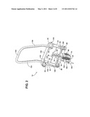 COMBINATION PIVOTAL AND DISPLACEABLE HEADREST ASSEMBLY INCORPORATED INTO A VEHICLE SEAT diagram and image