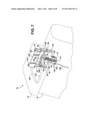 COMBINATION PIVOTAL AND DISPLACEABLE HEADREST ASSEMBLY INCORPORATED INTO A VEHICLE SEAT diagram and image